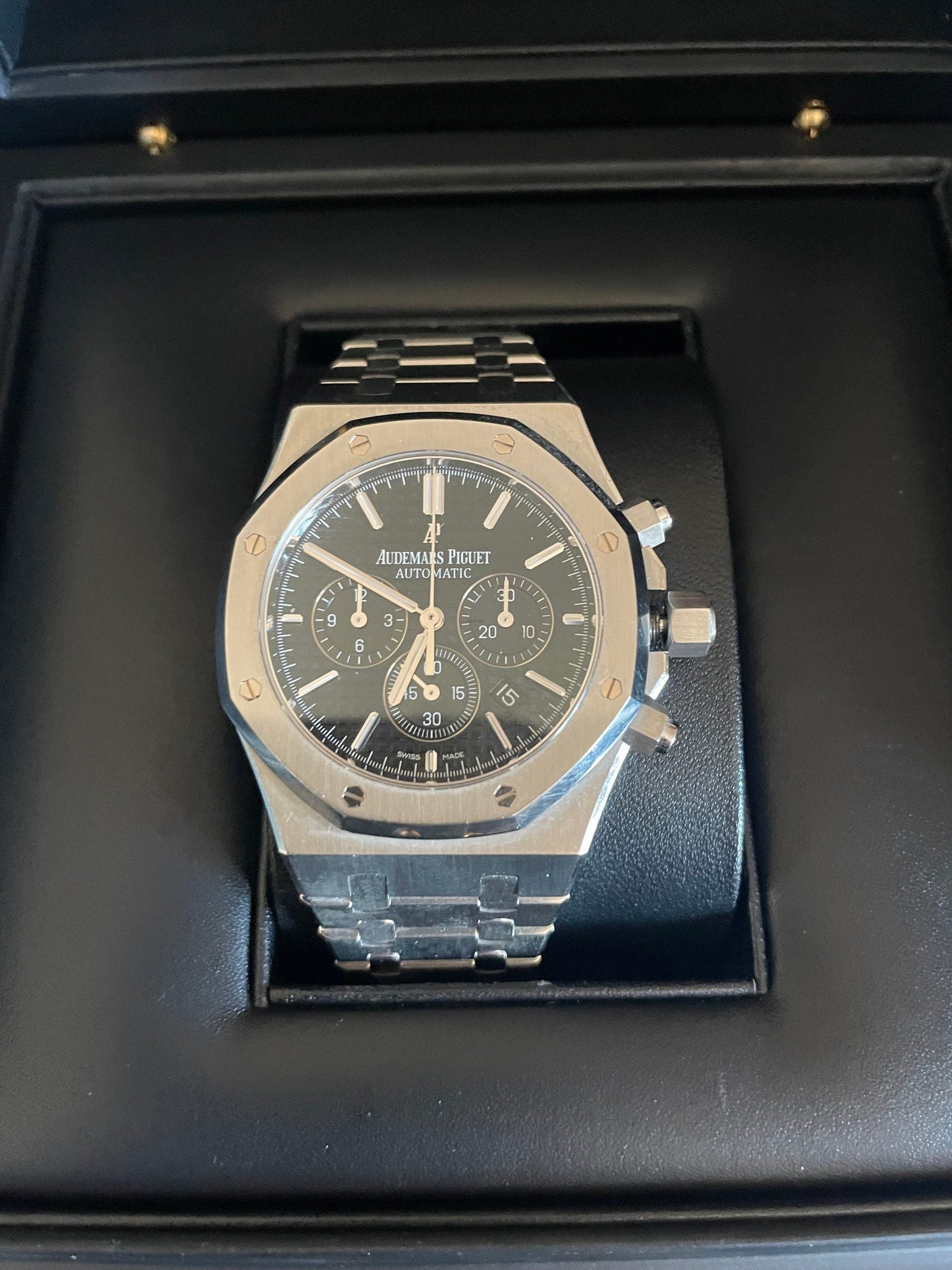 AP Royal Oak 41MM Chronograph Black Dial