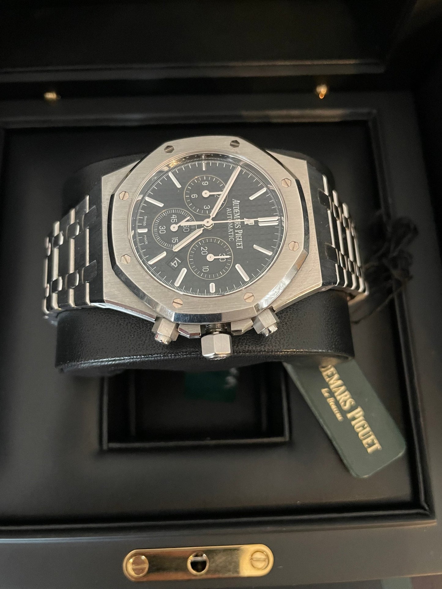 AP Royal Oak 41MM Chronograph Black Dial