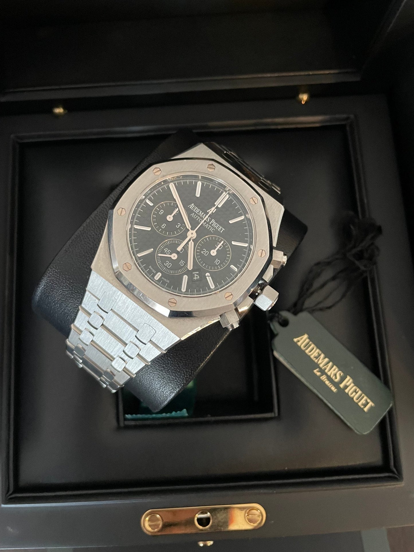 AP Royal Oak 41MM Chronograph Black Dial