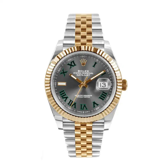 RLX Datejust 41 ‘Wimbledon’ Dial Two-Tone Jubilee