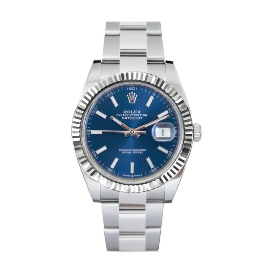 RLX Datejust 41 ‘Blue Index’ Dial Oyster