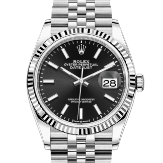 RLX Date just Argente Gris Jubilee 3235 Swiss