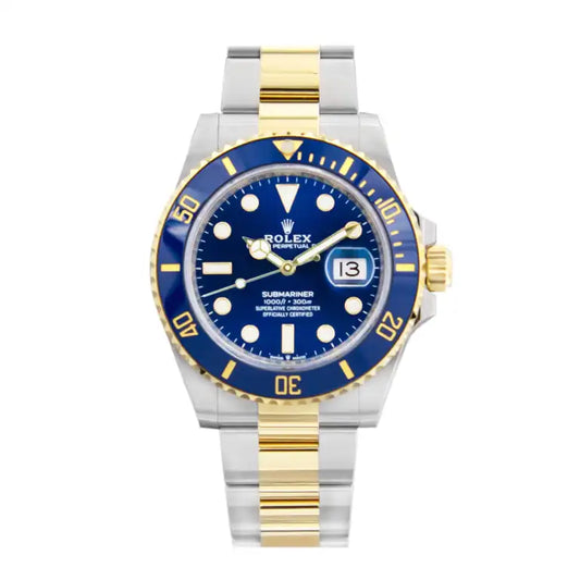 RLX Submariner Date 41mm Two Tone Blue Dial